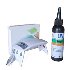 Purupox 100g UV Hard resin incl UV Lamp