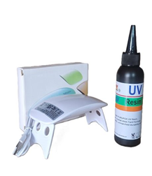 Purupox 100g UV Hard resin incl UV Lamp